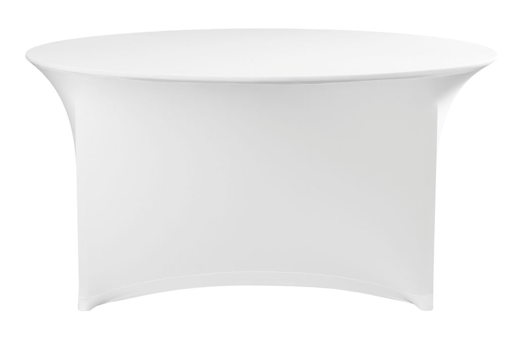 Tafelhoes rond | HENDI | Symposium | 810941 | Wit | ⌀1800x(H)760mm