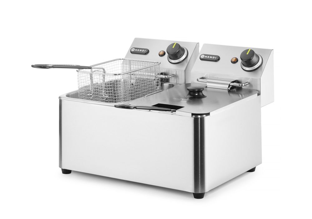 Hendi Friteuse Kitchen Line 4+4 liter