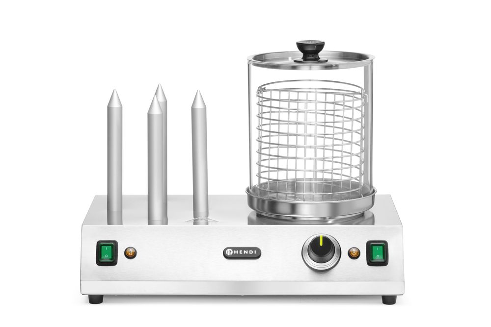 Worst en hotdogbroodjes warmer | HENDI | 220-240V/550W | 500x310x(H)395mm