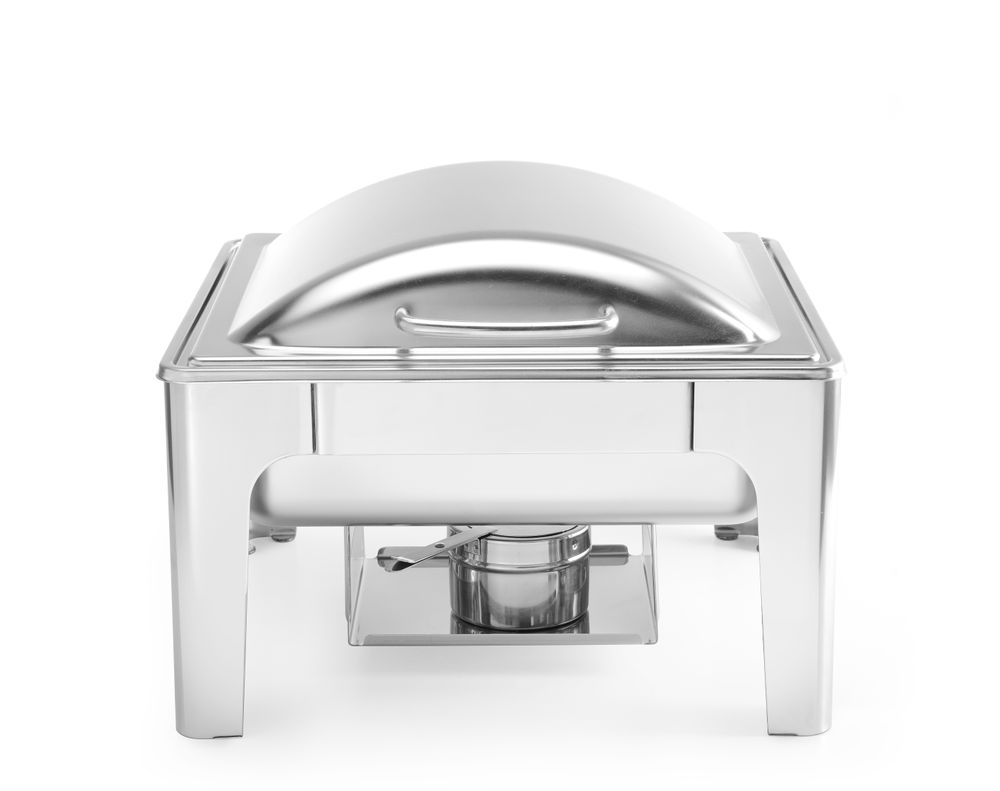 Hendi Chafing Dish GN 2/3 Satin Finish Profi Line | 6 Liter | 395×430×(h)290 mm