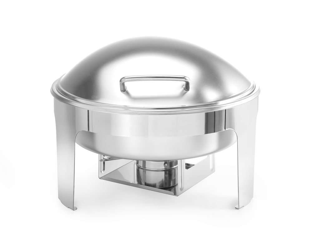 Hendi Chafing Dish Rond Profi Line | Satin Finish | 6 Liter | 465×420×(h)320 mm