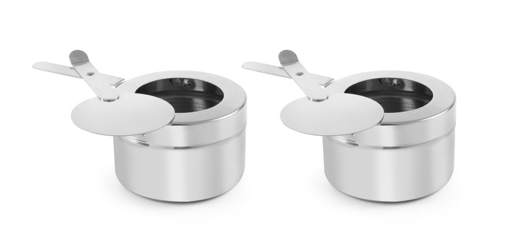 Hendi Houder voor Chafing Dish Brandstofblikjes | 2 stuks | Ø90×(h)60 mm