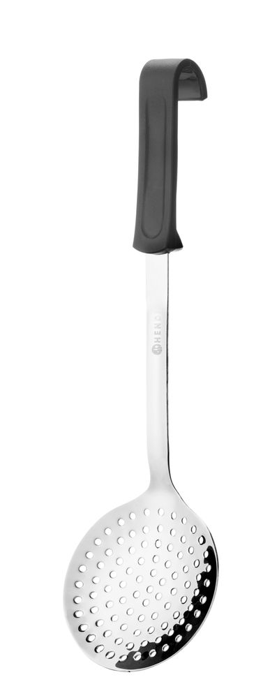 Schuimspaan | rond | HENDI | Zwart | 370x105mm