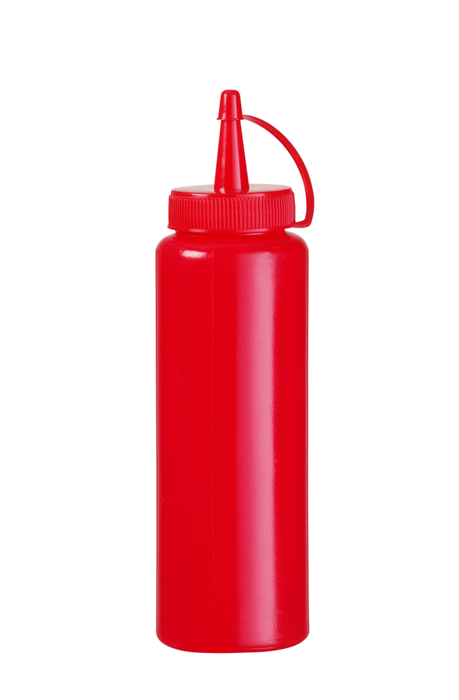 Hendi Dispenser flacon 0,35 liter rood