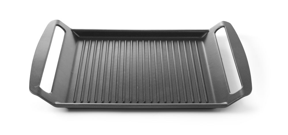 Hendi Grillplaat inductie 39x26 cm gietaluminium Titanium Professional
