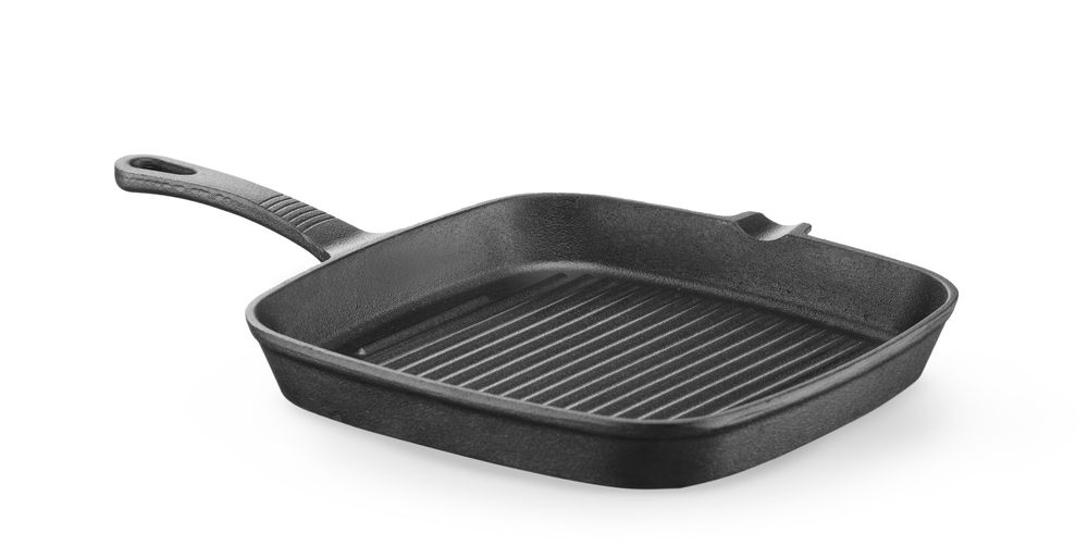 Gietijzeren Grillpan | HENDI | 230x230x(H)25mm
