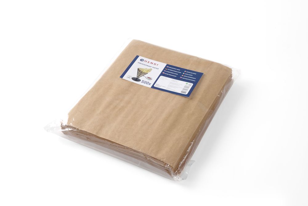 Hendi Vetbestendig papier 20x25 beige - 500 stuks