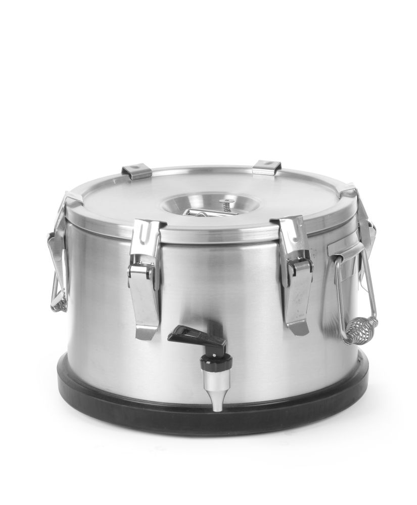 Geïsoleerde draagbare container | met kraan | HENDI | Profi Line | 10L | ⌀330x(H)220mm