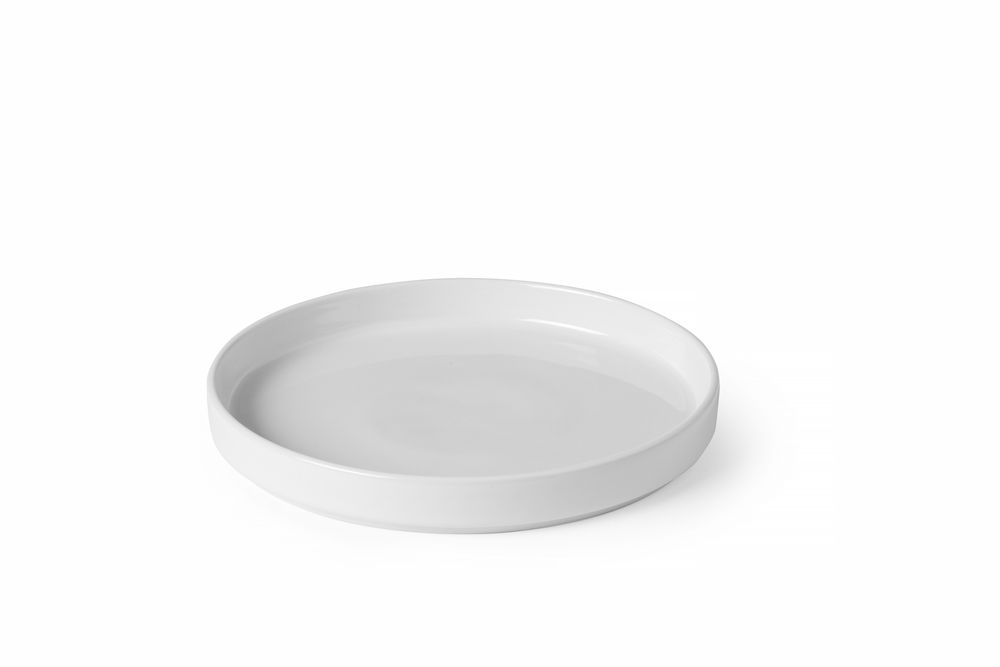 Bord met hoge rand Oslo | HENDI | Oslo | Wit | ⌀200x(H)25mm