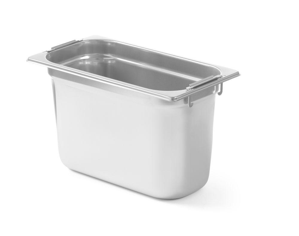 GN-container met intrekbare handgrepen | HENDI | GN 1/3 | 7,8L | (H)200mm
