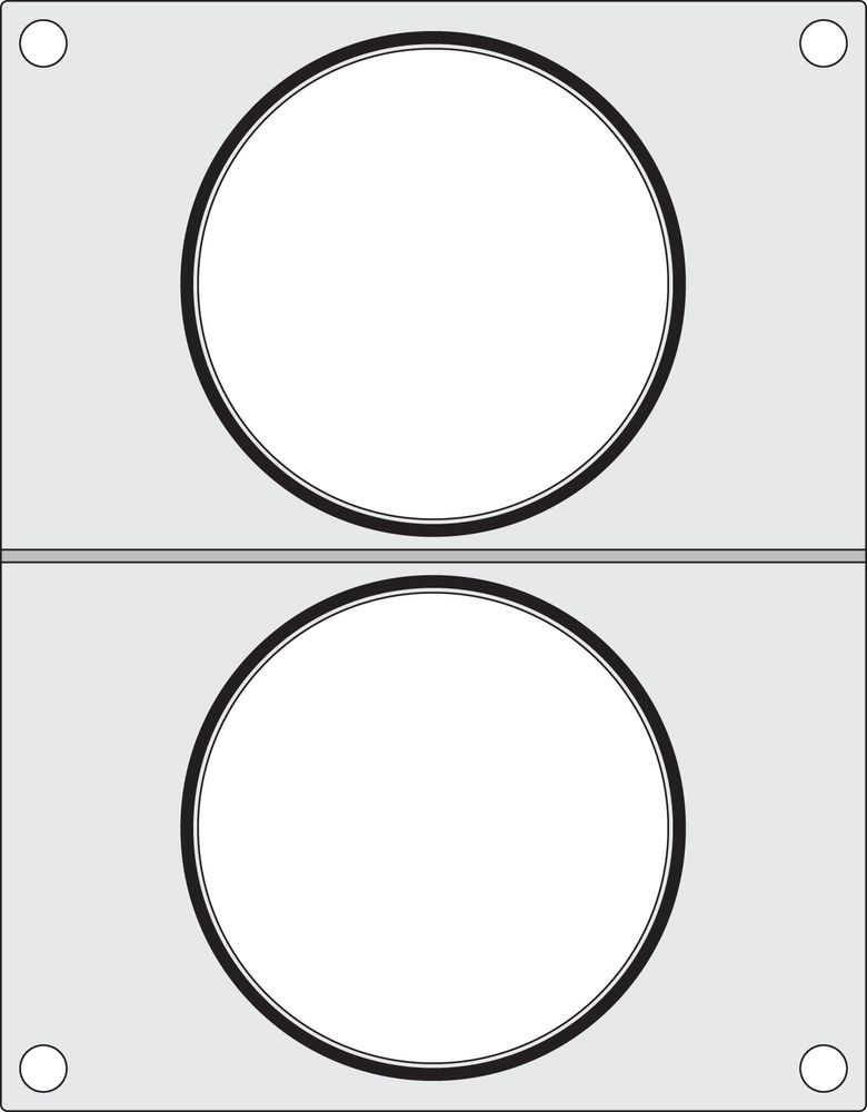Traysealer matrix | HENDI | 2x soepcontainer ø115 mm