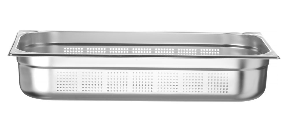 Hendi GN bak 1/1 - 100 mm rvs geperforeerd Kitchen Line