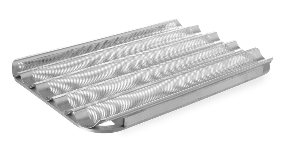 Hendi Aluminium Bakplaat voor Stokbrood | 600×400 mm
