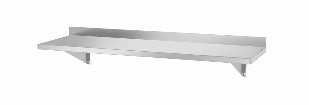 Wandplank | met 2 beugels | HENDI | 1000x300x(H)250mm