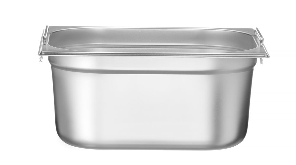 Hendi GN bak 1/2 - 150 mm rvs met handgrepen Budget Line