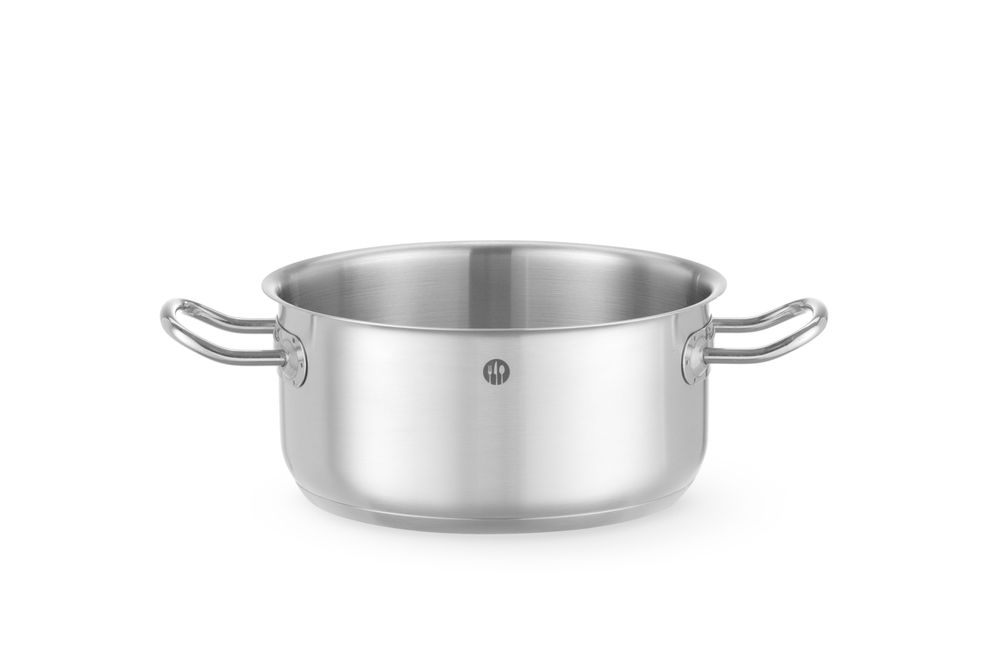 Hendi Kookpan Laag 2,9 Liter Kitchen Line | RVS | zonder deksel | Ø20×(h)9,5 cm