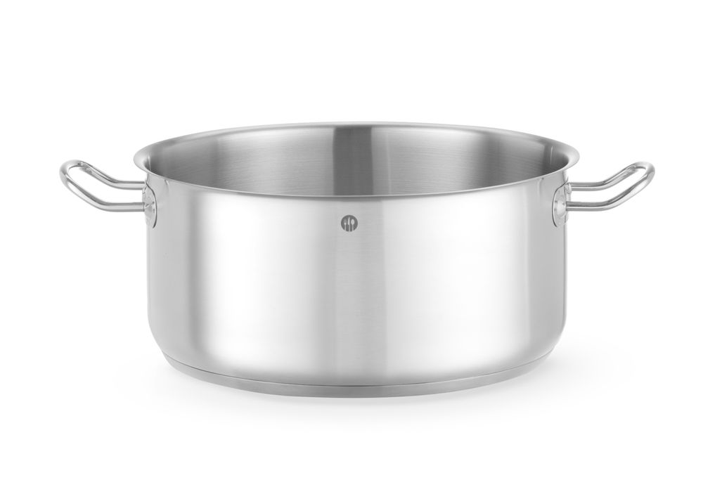 Hendi Kookpan Laag 11,9 Liter Kitchen Line | RVS | zonder deksel | Ø32×(h)15 cm