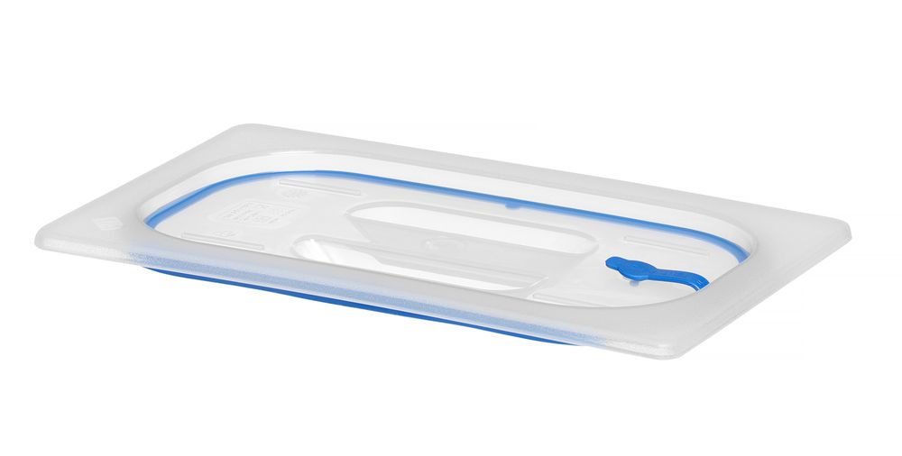 Deksel voor GN containers polypropyleen | HENDI | GN 1/4 | Transparant | 265x162mm