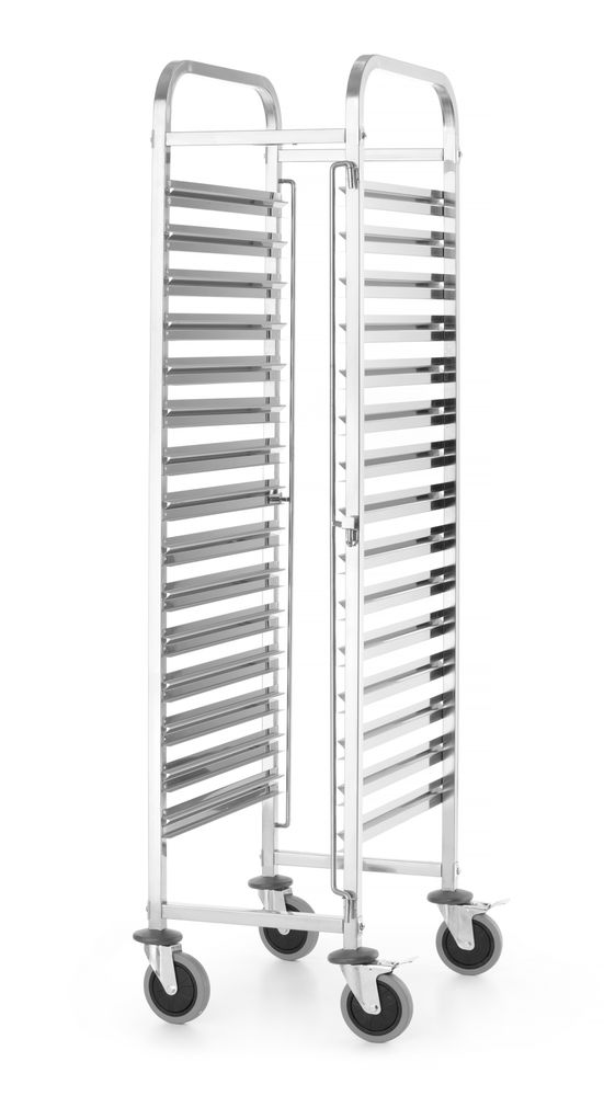 Afruimwagen | HENDI | Kitchen Line | GN 1/1 | Zilver | 380x550x(H)1705mm