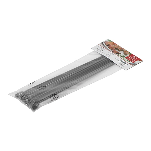 EMGA Vleesspies rvs 25 cm - 12 stuks