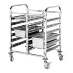 CaterChef Regaalwagen 1/1 GN - 2x6 regalen