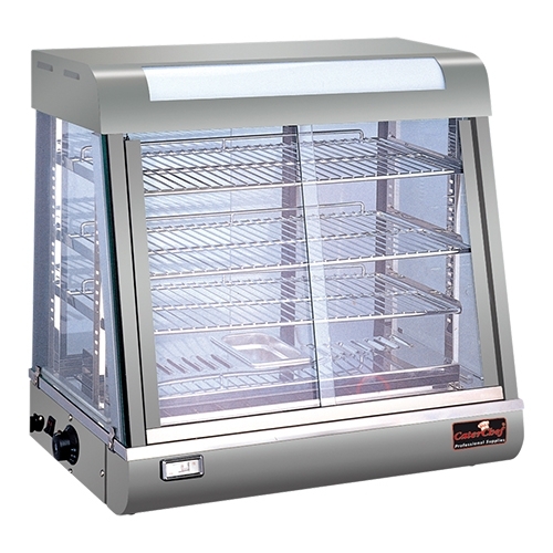 CaterChef Warmhoudvitrine zilver