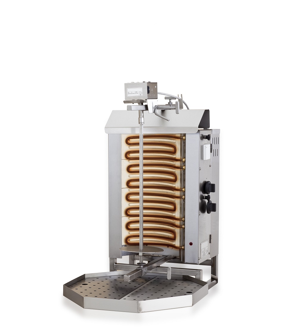 Gyros Grill Elektrisch Motor Boven 4 Hittezones