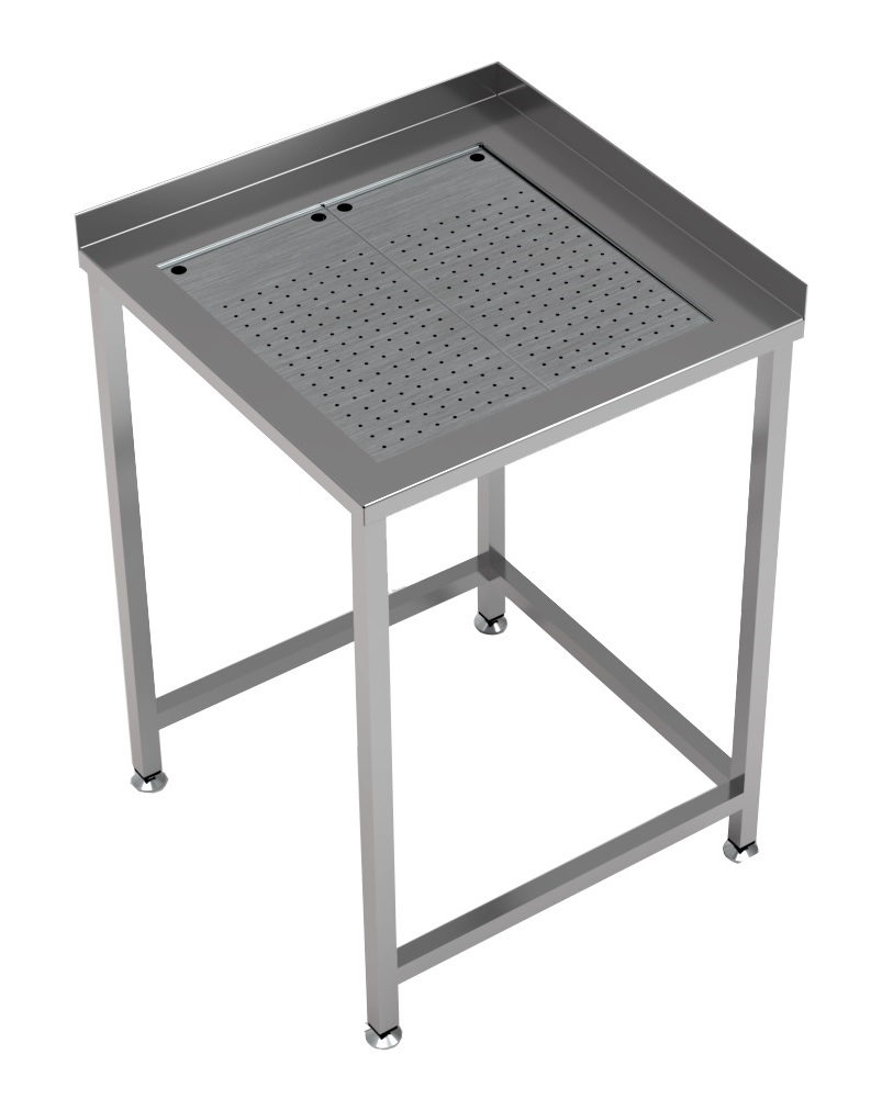 Werktafel Hoek Met GeÏntegreerde Lekbak 650x650