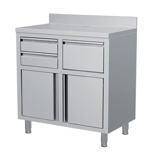 Rvs Koffie Werktafel 1250x600x1150