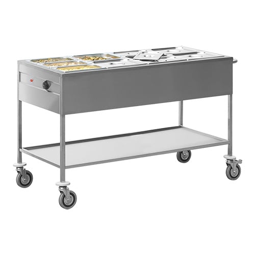 CaterChef Bain-marie wagen 4/1 GN