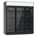 Vrieskast 3 Glasdeuren Zwart Ins-1530f Bl **let Op, Er Is Sprake Van Een Hogere Inschakelstroom Waardoor Een Automaat Met C Karakteristiek Noodzakelijk Is.**