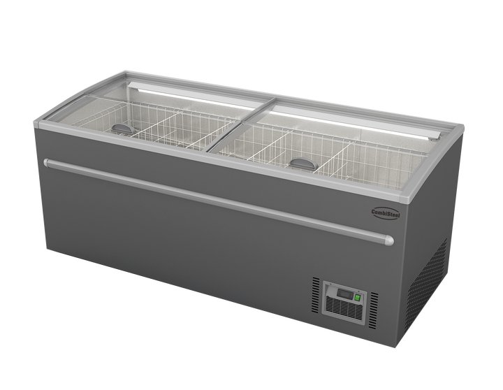 Supermarkt Vrieskist Grijs 2100 Automatische Ontdooiing