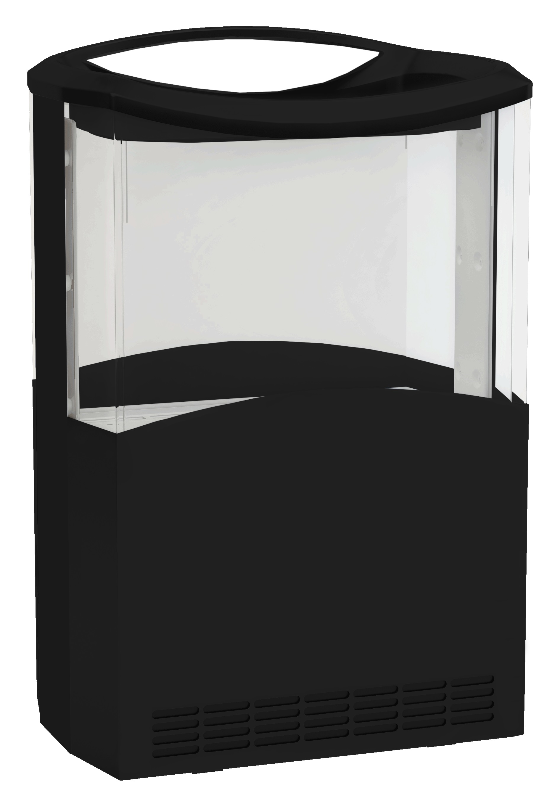 Impulskoeler Open Zwart 110l