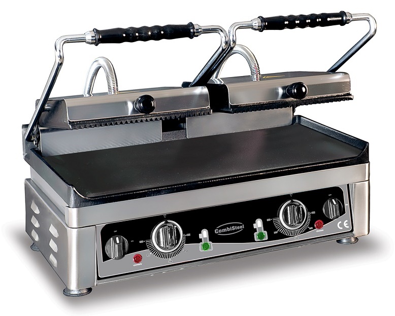 Contact Grill Dubbel Glad/geribd
