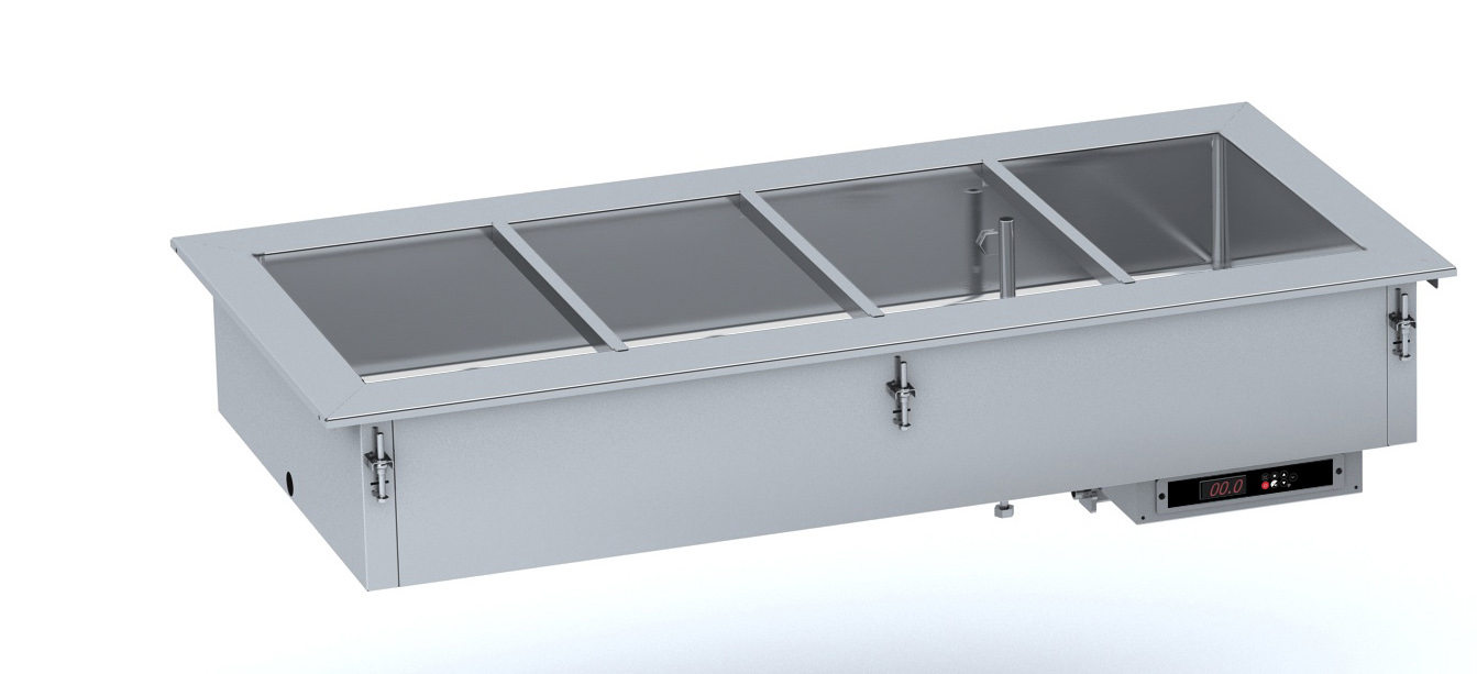 Drop-in Bain-marie 3/1 - Automatisch Water Vullen