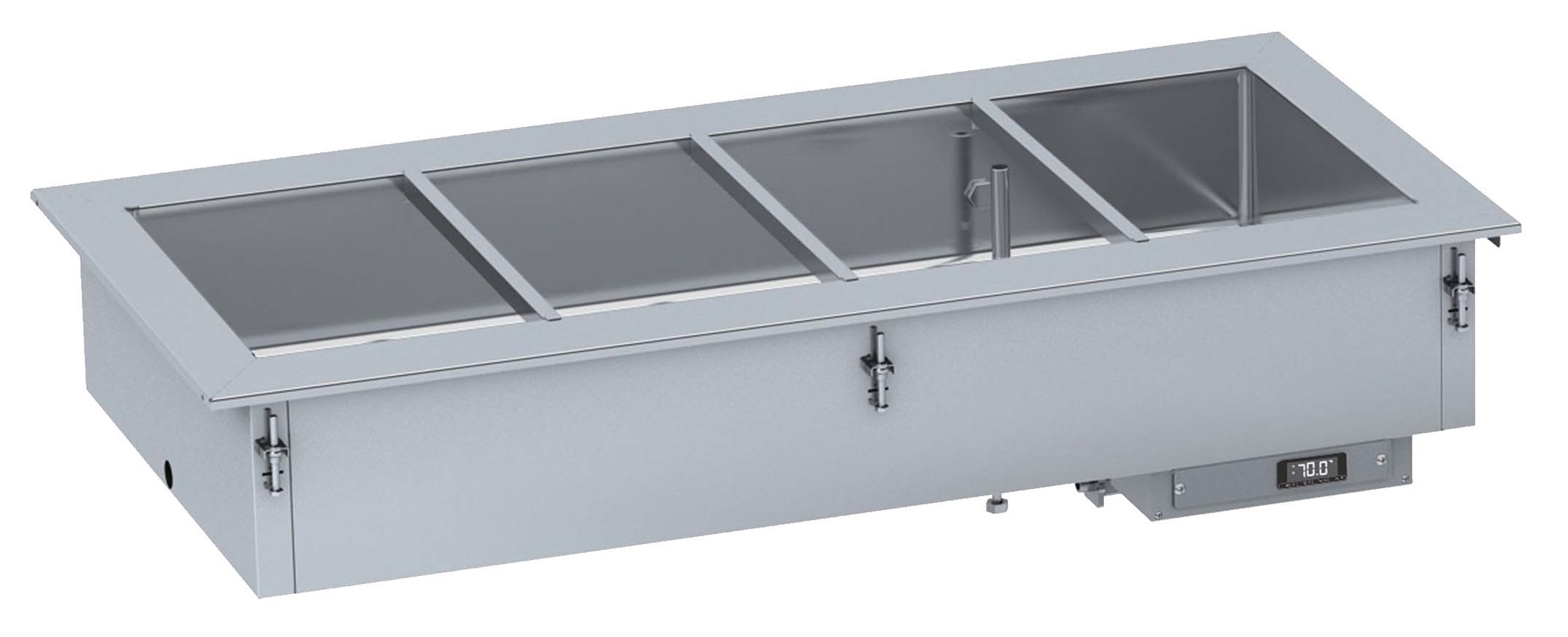Drop-in Bain-marie 2/1 - Handmatig Water Vullen