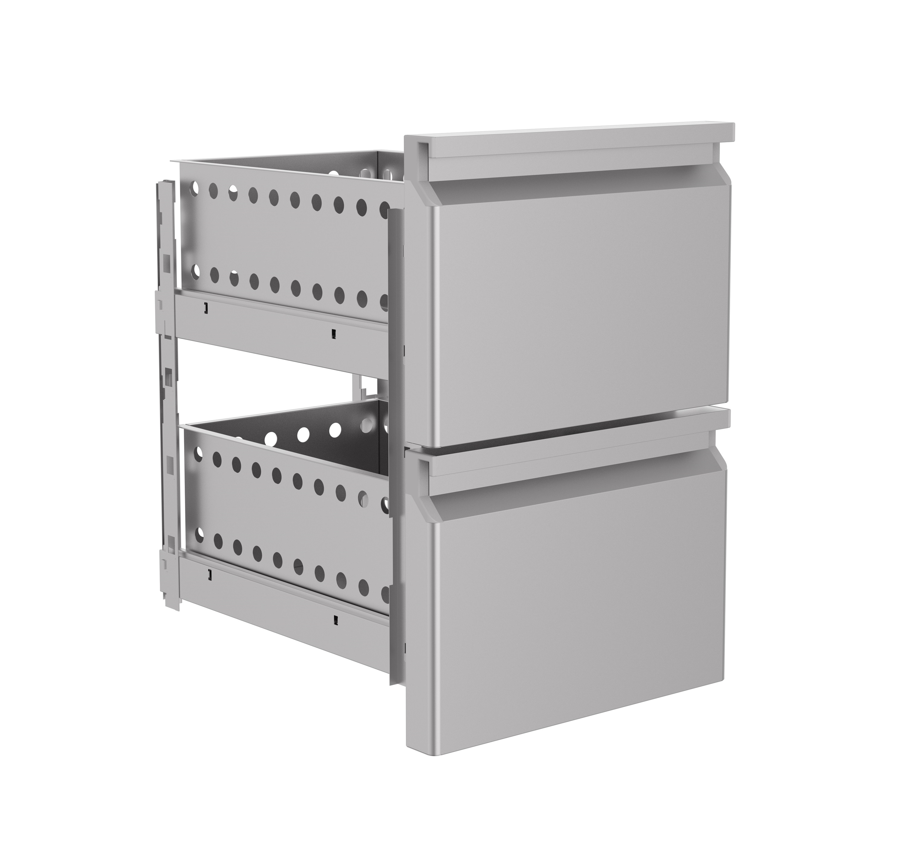 Ladenblok S Serie Combisteel Geeft Geen Garantie Op Het Inbouwen Van Een Ladeblok
