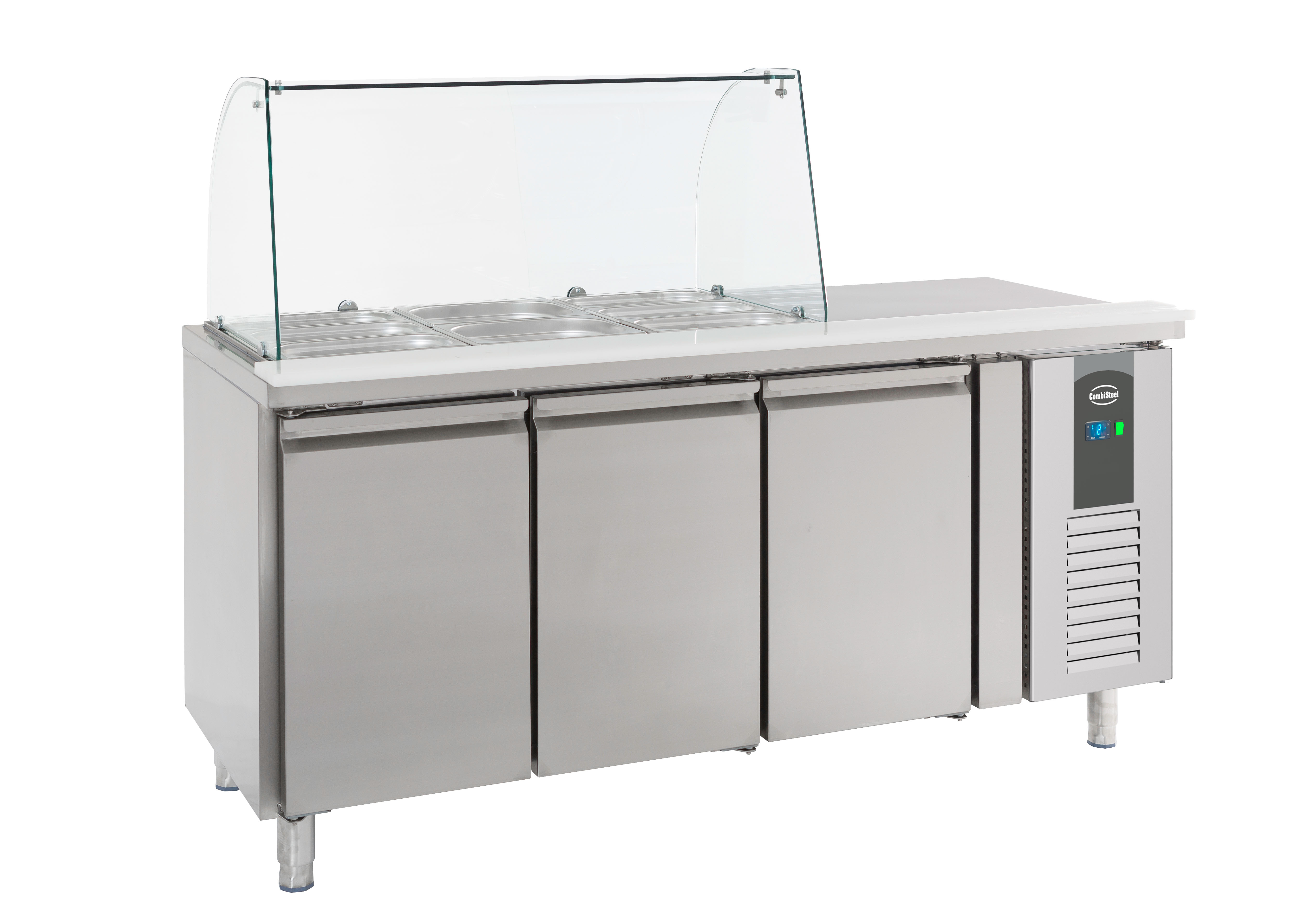 Koelwerkbank Glasopstand 3 Drs