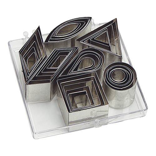 EMGA Figuurstekerdoos 42-delig roestvrijstaal