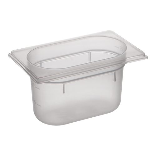 CaterChef Voedseldoos 1/9 GN | 100 mm | 17,6x10,8 cm | 1 liter