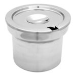 Max Pro Bain-marie pot met deksel 4 liter