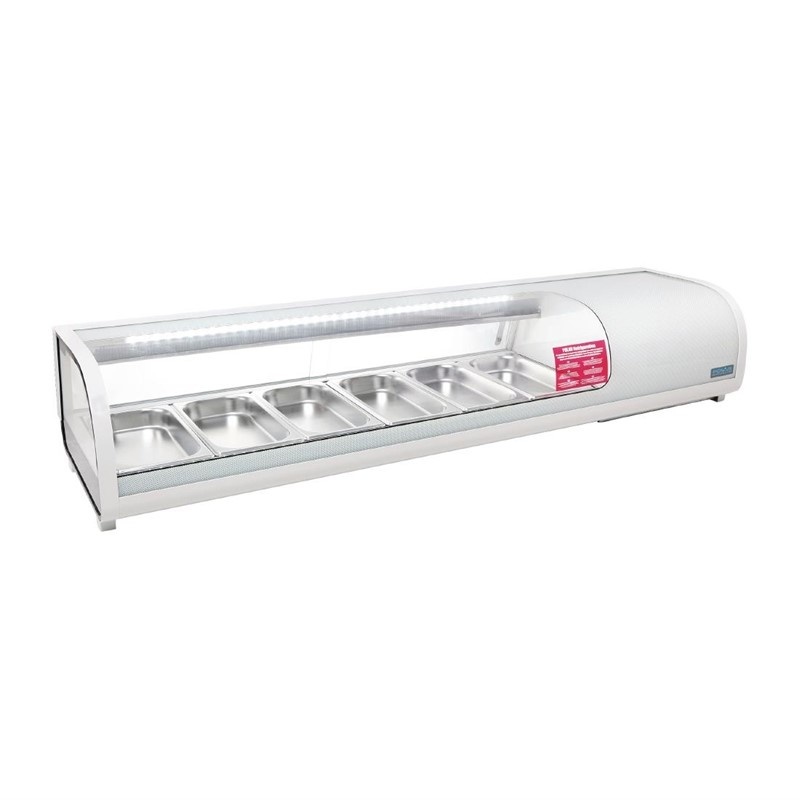 Polar Tapas vitrine 6x GN 1/3