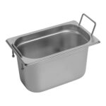 CaterChef GN bak 1/4 - 150 mm rvs met grepen Heavy Duty