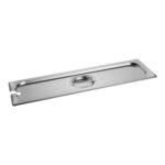 CaterChef GN deksel 2/4 rvs met lepel uitsparing Heavy Duty