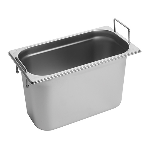 CaterChef GN bak 1/3 - 200 mm rvs met grepen Heavy Duty