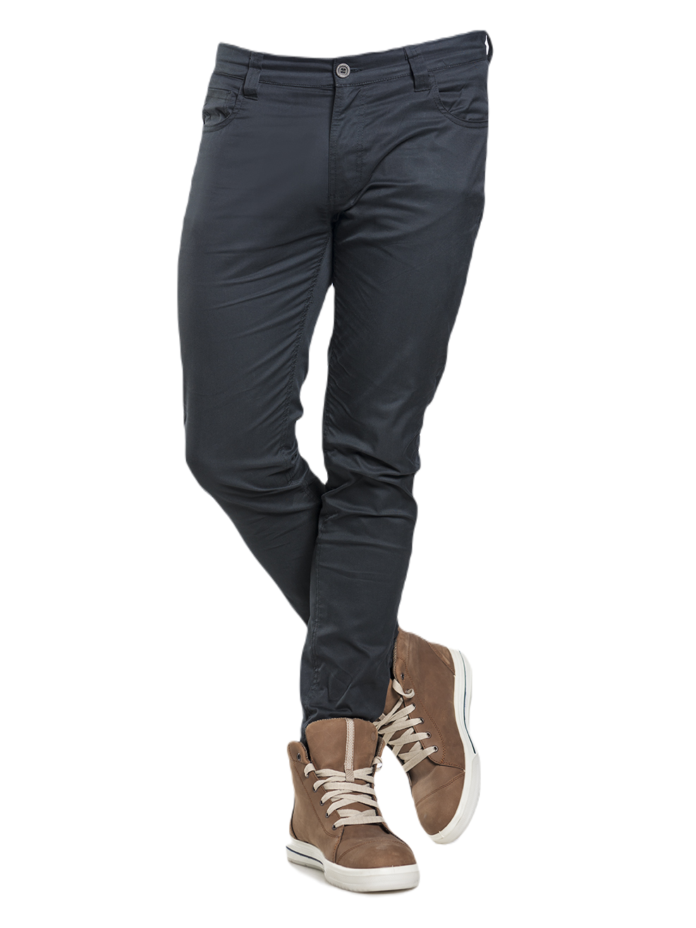 Chaud Devant Kokspantalon Skinny Reg Black stretch