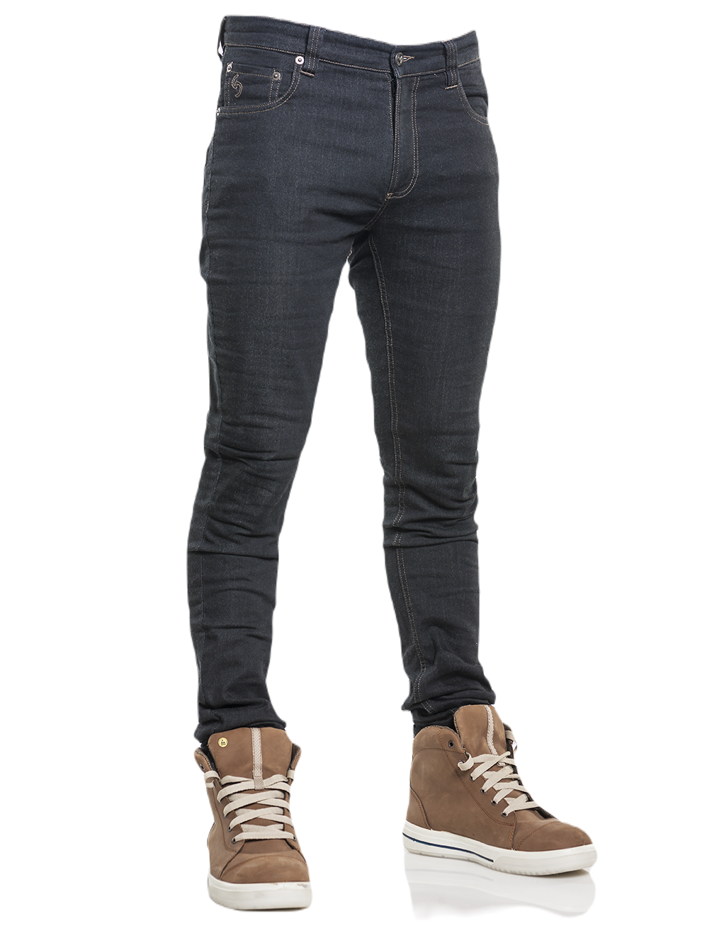Chaud Devant Kokspantalon Skinny Reg Jogg Denim Black