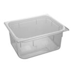CaterChef GN bak 1/2 - 150 mm transparant polycarbonaat