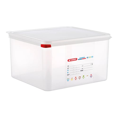 Araven Luchtdichte container 2/3 GN | 200 mm | 35,4x32,5 cm | 19 ltr