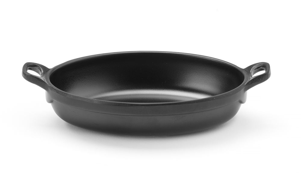Mini ovale pan Little Chef | Fine Dine | Zwart | 155x80x(H)37mm